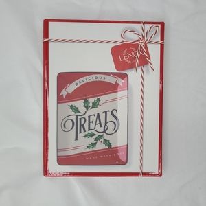 Lenox Vintage Treats "TREATS" Spoon Rest Tray NIB 6.5"